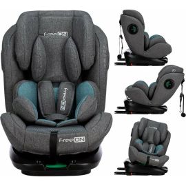 Scaun auto, FreeON, Ultima, Pentru copii, Nastere - 150 Cm/ 0 - 12 ani, Rotire 360° grade, Tehnologie Isofix I-Size si Top Tether, Spatar reglabil, Conform cu standardul european ECE R129, Blue
