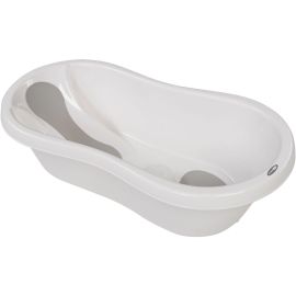 Cadita, FreeON, Cu doua parti antiderapante, Cu dop, Conform cu standardul european de securitate EN 17072:2018, 81x41x24 cm, White