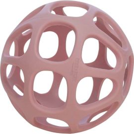 Minge, Free2Play, Pentru dentitie, Moale, Din silicon alimentar, Fara BPA, Dezvolta abilitatile motorii si coordonarea ochi-mana, Usor de curatat, Diametru 11 cm, 0 luni+, Pink