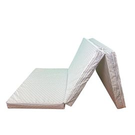 Saltea Pliabila Spuma Poliuretanica 120x60x5 cm - Light Blue Dots