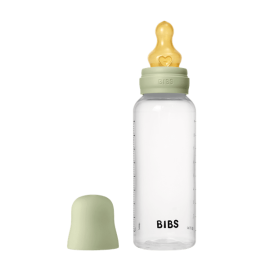 BIBS - Set complet biberon anticolici PP fara BPA, 270 ml, Latex, Sage