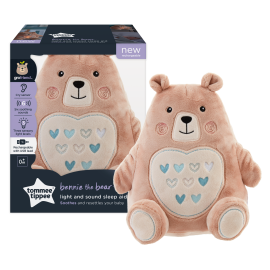 Dispozitiv cu sunet si lumina reincarcabil Tommee Tippee, (0 luni+),  Ursuletul Bennie