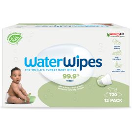 Servetele umede Water Wipes Soapberry, 12 pachete x 60 buc, 720 buc