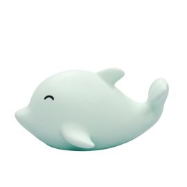 Lampa de veghe cu LED, cu oprire cronometrata, forma delfin, albastra, Lumilu Sea Life Dolphin, Reer 52293