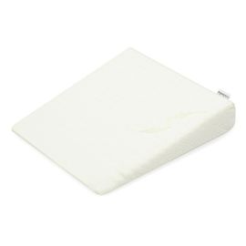 Perna, New Baby, Inclinata, Cu husa detasabila cu Aloe Vera, Din spuma poliuretanica, 38x30 cm, Inaltime 7 cm, 0 luni+, Alb
