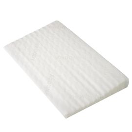 Perna oblica, New Baby, Basic, Asigura o pozitie corecta, Antialergica, Din spuma, Cu husa detasabila, 59x37 cm, 0 luni+, White