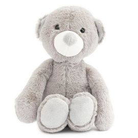 Jucarie din plus, Baby Mix, Bear, Moale, Dezvolta imaginatia si jocul creativ, 20 cm, 0 luni+, Grey