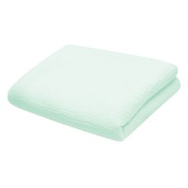 Paturica bebe, New Baby, 70x100 cm, Din muselina, 100% bumbac certificat Oeko Tex Standard 100, Mint