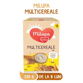 Cereale Milupa fara lapte Multicereale, 230g, 8luni+