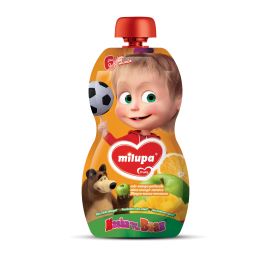 Piure Milupa de fructe Masha (mere, mango, portocale), 100g, 6luni+