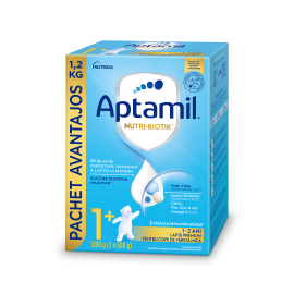 Lapte praf Nutricia Aptamil Junior 1+ , 1200g, 12luni+