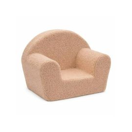 Fotoliu din burete, New Baby, Pentru copii, 42x53, Din spuma, Cu husa detasabila, Teddy Beige