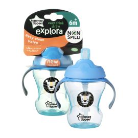 Cana Easy Drink cu pai Explora, Tommee Tippee, 230ml, Leut Albastru