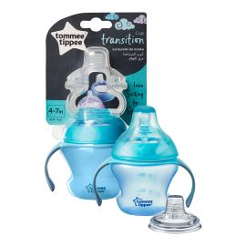 Cana de tranzitie, Tommee Tippee,  4-7 luni, 150ml, Blue