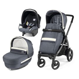 Carucior 3 In 1, Peg Perego, Book Plus 51 S, Titania, Luxe Mirage