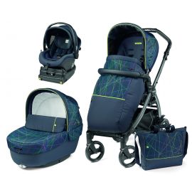 Carucior 3 in 1 Book Plus Modular, baza i-Size inclusa, New Life, Peg Perego