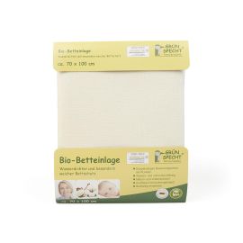 Protectie impermeabila saltea copii, BIO, 70x100 cm, fata dubla bumbac organic, spalare automata 95°C, Gruenspecht 616-00