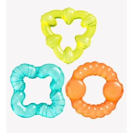 Jucarii de dentitie, Playgro, Cu apa, Set 3 piese, Bumpy Gums, Multicolor