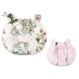 Perna bebelusi, MimiNu, Ursulet, Multifunctionala, Cu doua fete, Tesatura pufoasa minky si bumbac, Materiale certificate Oeko Tex Standard 100, Design, Baby AnimalS