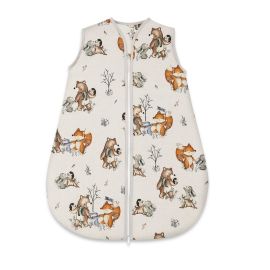 Sac de dormit, MimiNu, Pentru bebelusi, De iarna, Din bumbac certificat Oeko Tex Standard 100, Cu fermoar, 70 cm, 0 - 6 luni, 2.5 Tog, Time for fun