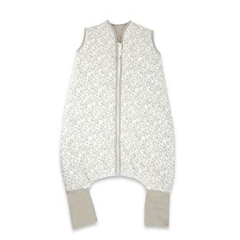 Sac de dormit, MimiNu, Premium, Cu picioruse, De iarna, Din bumbac certificat Oeko Tex Standard 100, Cu fermoar, 103 cm, M, Meadow