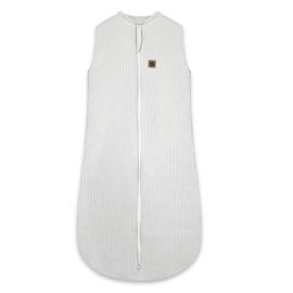 Sac de dormit, MimiNu, Premium, Din bumbac interlock, Materiale certificate Oeko Tex Standard 100, Cu fermoar, 3 - 12 luni, 2.5 Tog, Soft Grey
