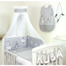 Jolie Lenjerie 3 piese Indi Grey 120*60cm