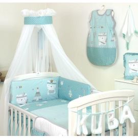 Jolie Lenjerie 3 piese Indi Turquioise 120*60cm