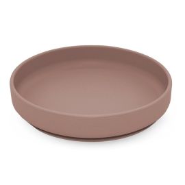 Farfurie, Petite&Mars, Take&Match, Din silicon, Cu ventuza, Fara BPA, Adecvata pentru masina de spalat vase si microunde, Nu absoarbe mirosuri, 6 luni+, 400 ml, Velvet Latte, Maro pudrat