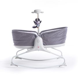 Sezlong 3 in 1 Tiny Love Rocker Napper, 0 luni +, Gri cu Alb