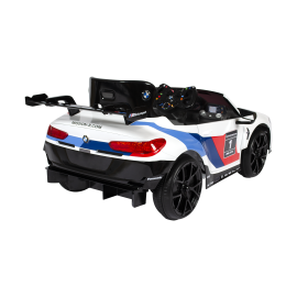 Masina electrica copii BMW M8 GTE Racing, 12V, cu telecomanda pentru parinti