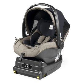 Scaun Auto, Peg Perego, Primo Viaggio i-Size, Baza inclusa, Luxe Ecru