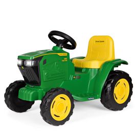Tractor electric Peg Perego Mini JD John Deere, 6V, 12luni +, Verde / Galben