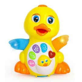 Jucarie interactiva, Hola, Ratusca dansatoare, Cu lumini, Galben