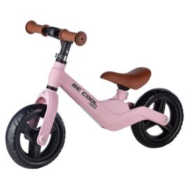 Bicicleta fara pedale, FreeON, Be Cool Mini, Cu ghidon si sa reglabile, Roti din EVA, Pana in 30 Kg, Roti 8 inch, 12 luni+, Roz