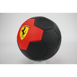 Mingie de fotbal Ferrari, marimea 5, rosu / negru