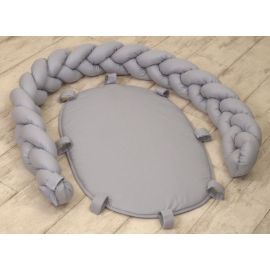 Jolie - Suport pentru Baby Nest Pure Grey, 80*45 cm 