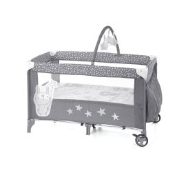 Patut pliant, Jane, Duo Level, Cu roti, Cu arcada cu jucarii, Geanta de transport, Cu doua nivele, Conform standardelor europene EN 716-1:2017+AC:2019EN 16890:2017 + A1:2021, Star