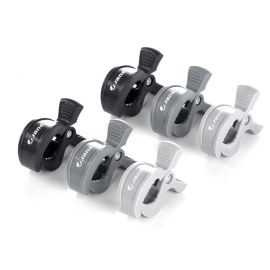 Set 6 clesti pentru carucior, Jane, Multifunctional, Gri si negru