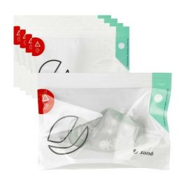 Set 5 pungi de sterilizare, Jane, Pentru microunde, Gata in 90 de secunde, 28 x 21 cm