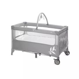 Patut pliant, Jane, Duo Level, Cu roti, Cu arcada cu jucarii, Geanta de transport, Cu doua nivele, Conform standardelor europene EN 716-1:2017+AC:2019EN 16890:2017 + A1:2021, Mist