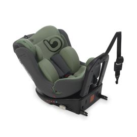 Scaun auto, Be Cool, Easy I-Size, Rotire 360 grade, 40 - 150 cm, 0 - 36 kg, Cu Isofix si Centura Top Tether, Conform cu standardul european de securitate ECE R129, Be Grass