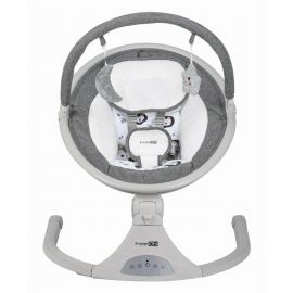 Leagan balansoar, FreeOn, Elite, Cu 12 melodii, 5 viteze de balansare si 3 pozitii de reglare a spatarului, Grey