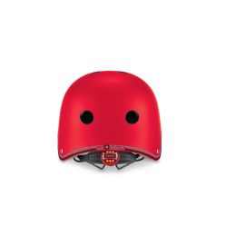 Casca protectie Globber Primo, cu lumini, culoare rosu