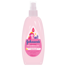 Balsam spray Johnson's Baby pentru par stralucitor, 200 ml