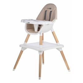 Scaun de masa, FreeON, Eos, 3 in 1, Multifunctional, Cu tavita reglabila si detasabila, Conform cu standardul european de securitate EN 14988:2017+A1:2020, Beige