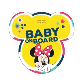Semn de avertizare Baby on Board Minnie Seven