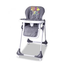 Scaun de masa Asalvo Chef, pliabil, compact, reglabil inaltime 6 pozitii, centura siguranta in 5 puncte, tavita reglabila si detasabila , 105 x 54 x 72