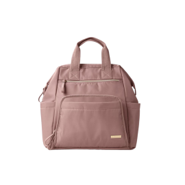 Skip Hop - Geanta pentru scutece tip rucsac, cu deschidere larga - Dusty Rose