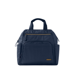 Skip Hop - Geanta pentru scutece tip rucsac, cu deschidere larga - Midnight Navy 
